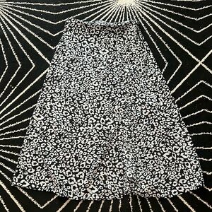 Shein Cheetah Print Midi Skirt Size 6